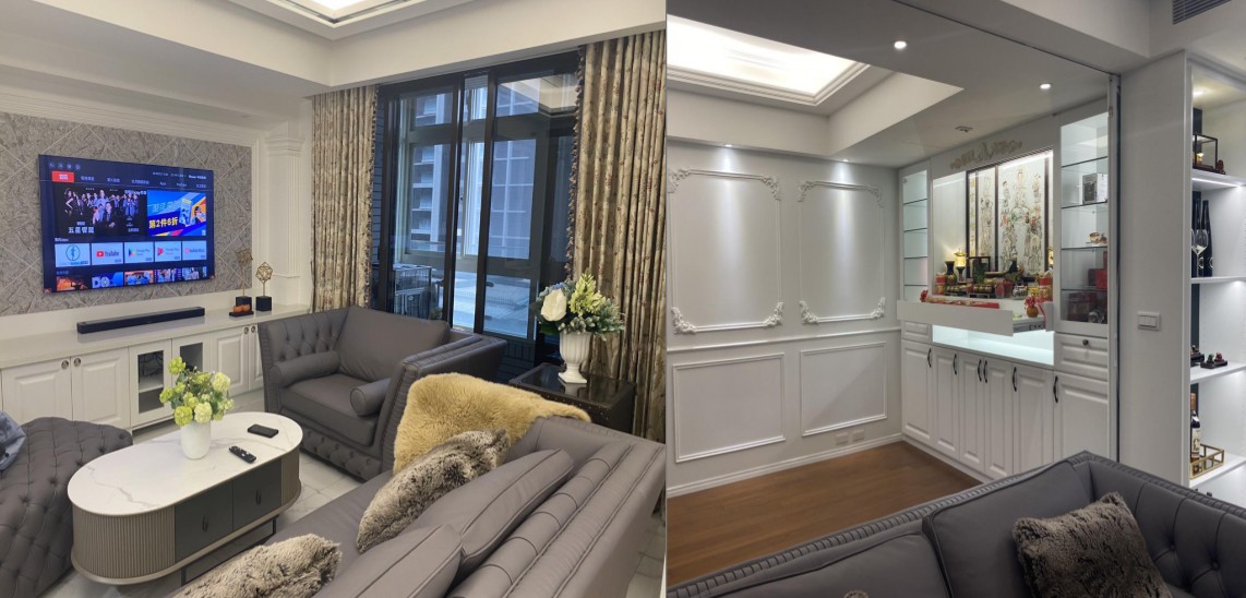 法式豪宅風 × 東方祭祀文化｜家族生活與文化信仰的優雅重塑